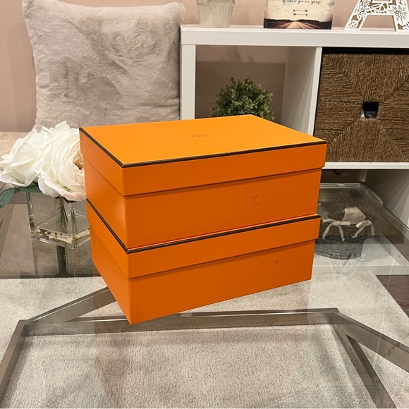 Hermes Empty Shoe Boxes (Set of 2) - Picture 3 of 9